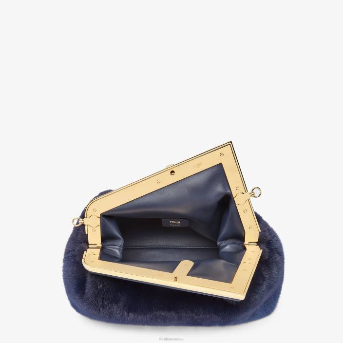 ženske mink vrečko modra Fendi dodatki Z68L835