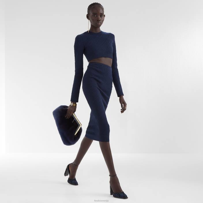 ženske mink vrečko modra Fendi dodatki Z68L835