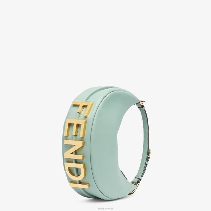 ženske mint usnjena torba zelena Fendi dodatki Z68L831