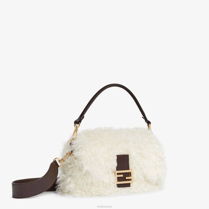 ženske moher volnena torba bela Fendi dodatki Z68L840