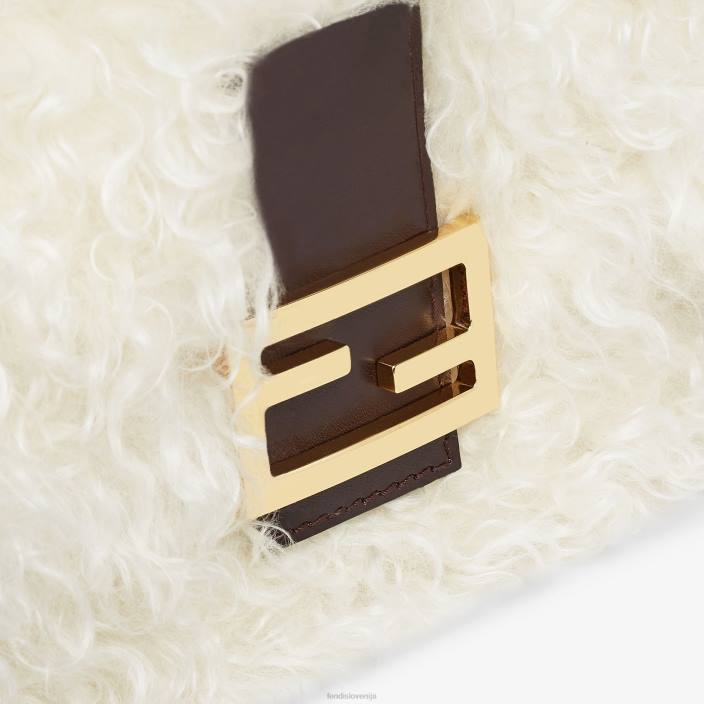 ženske moher volnena torba bela Fendi dodatki Z68L840