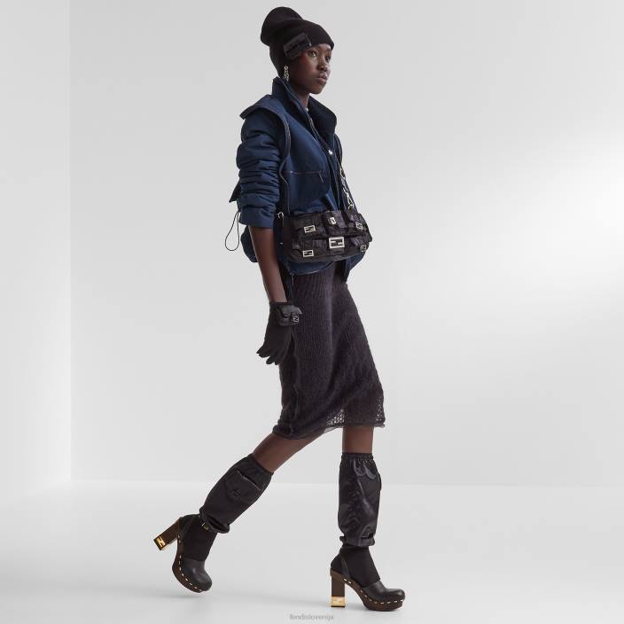 ženske najlonska vrečka Črna Fendi dodatki Z68L810