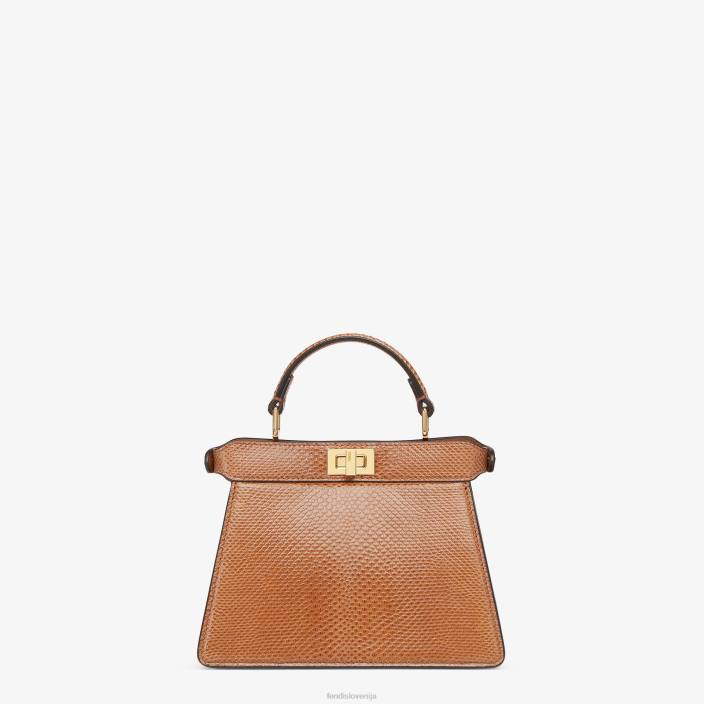 ženske naravna karung vreča rjav Fendi dodatki Z68L611