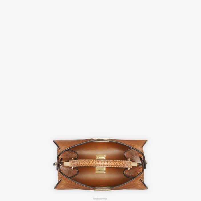 ženske naravna karung vreča rjav Fendi dodatki Z68L611