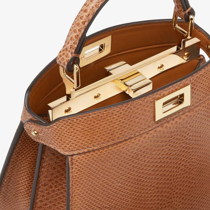 ženske naravna karung vreča rjav Fendi dodatki Z68L611