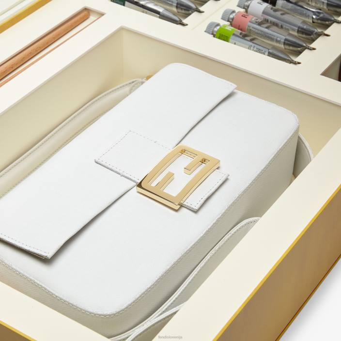 ženske platnena torba s kompletom za slikanje bela Fendi dodatki Z68L904