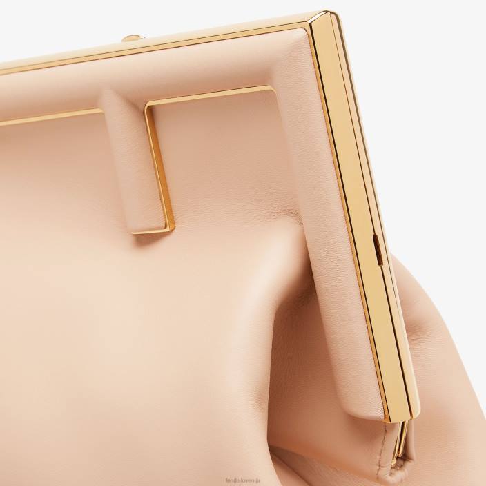 ženske srednja usnjena torba roza Fendi dodatki Z68L876