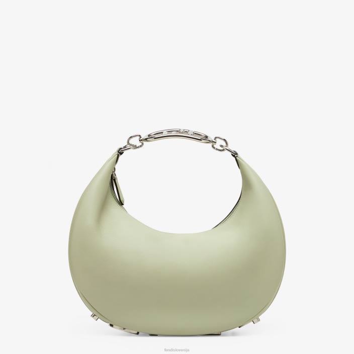 ženske srednje velika usnjena torba zelena Fendi dodatki Z68L715