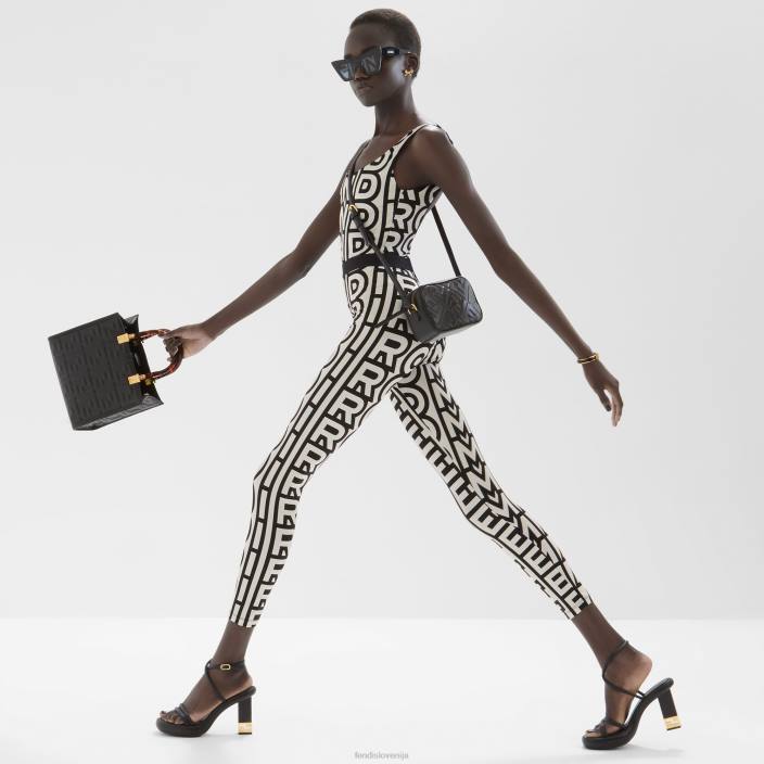 ženske sunshine small leather shopper Črna Fendi dodatki Z68L704