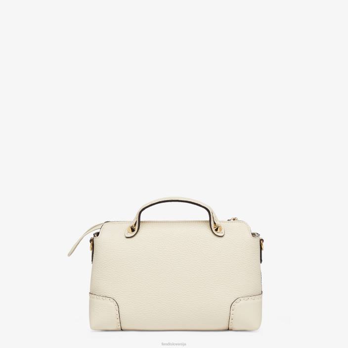 ženske torba camellia selleria boston z velikimi zgornjimi šivi bež Fendi dodatki Z68L731