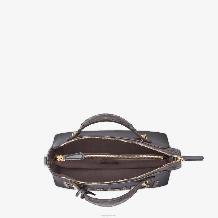 ženske torba iz usnja in elaphe boston siva Fendi dodatki Z68L844