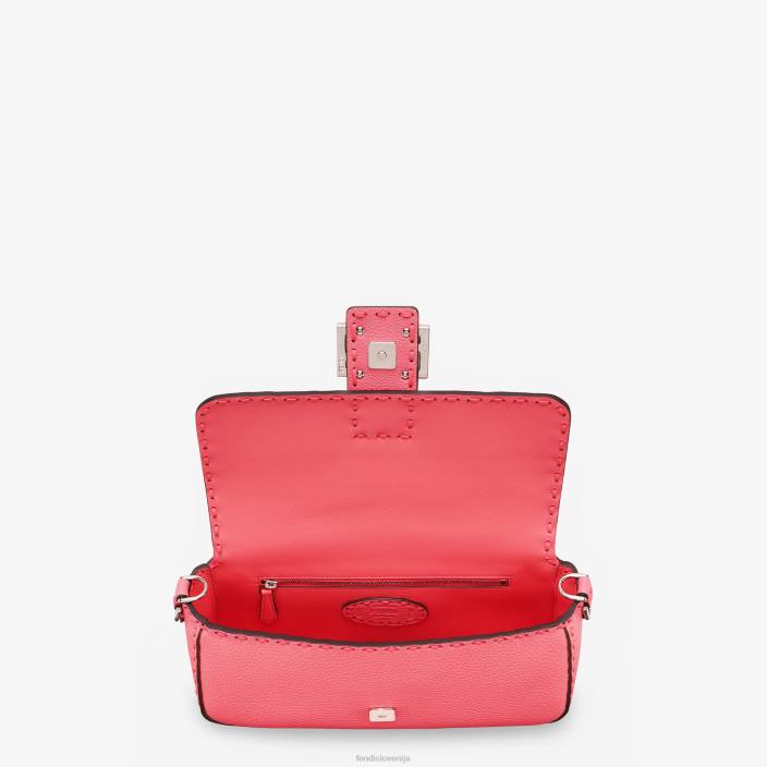 ženske torba selleria z velikimi zgornjimi šivi roza Fendi dodatki Z68L708