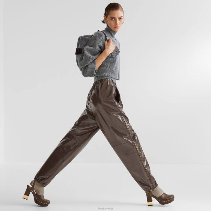 ženske torba za ponovno izdajo iz kašmirja siva Fendi dodatki Z68L807