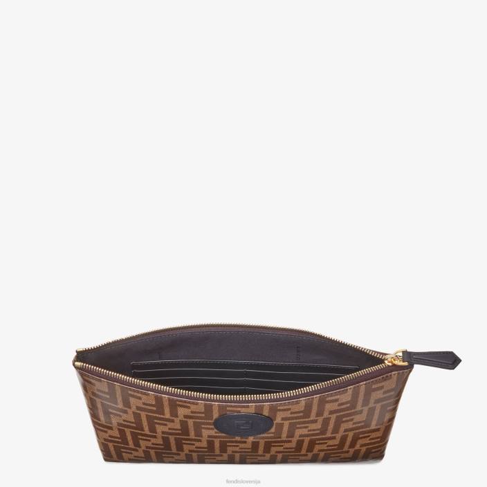 ženske torbica iz blaga rjav Fendi dodatki Z68L1589