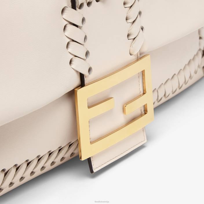 ženske usnjena torba camellianappa z ujemajočimi se šivi roza Fendi dodatki Z68L553